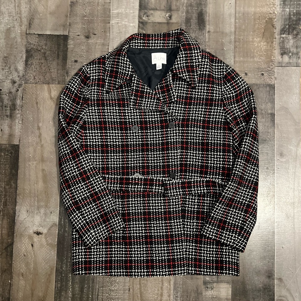 Wool Ann Klien Tweet Coat